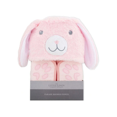 The Little Linen Company Parade Plush Hooded Towel - Ballerina Bunny
