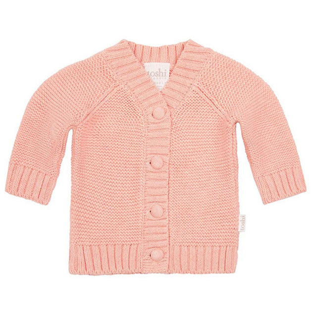 Toshi Baby Boys Organic Cardigan Remy Driftwood