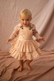 Pearson & Pearson Annabelle Pinny baby-Piggy Pink Love Bug