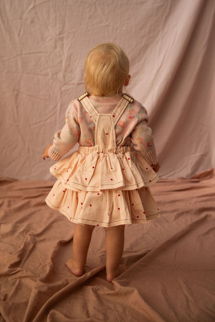 Pearson & Pearson Annabelle Pinny baby-Piggy Pink Love Bug