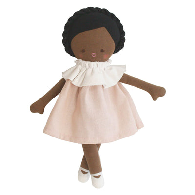Alimrose Baby Coco Doll - Pink Linen