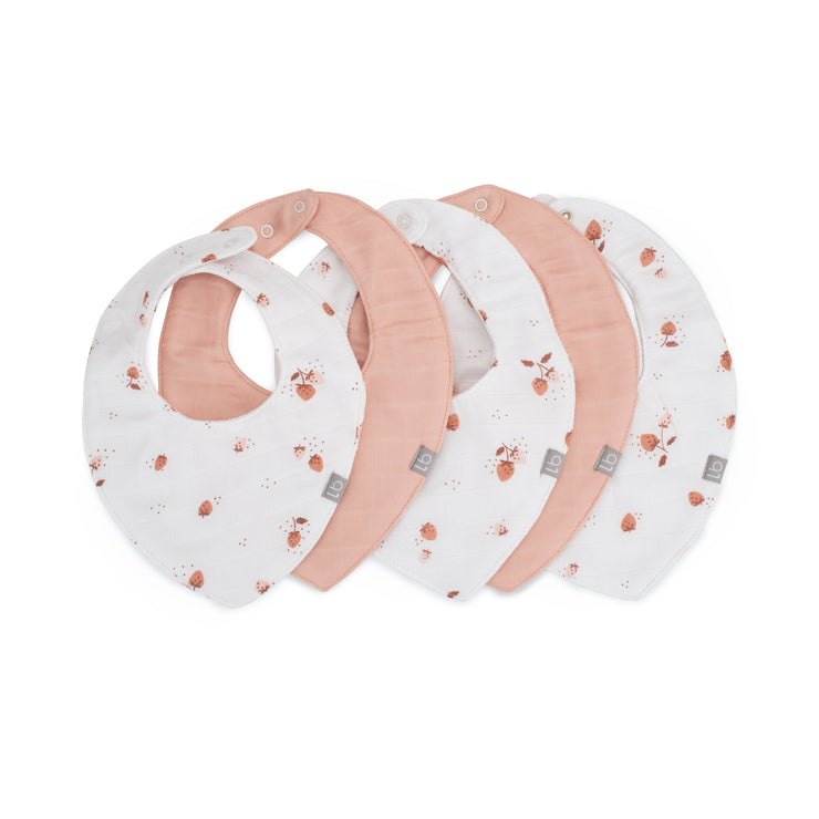 Little Bamboo Bib Set - Dusty Rose