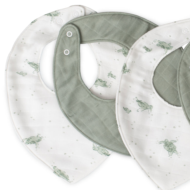 Little Bamboo Bib Set - Turtle Bay – little kisses
