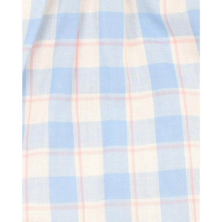 Bebe Bonnie Check Organic Bodysuit