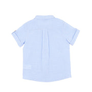 Bebe Roman Blue Check Shirt