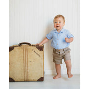 Bebe Roman Blue Check Shirt