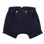 Bebe Linen Shorts - Navy
