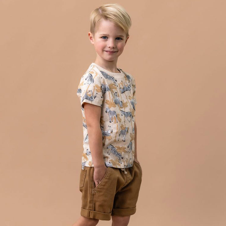 Bebe Savanna Print Tee