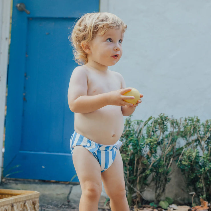 Crywolf Reusable Swim Nappy - Deep Sea Stripe