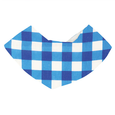 Annabel Trend Bandana Bib - Cobalt Check