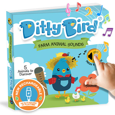 Ditty Bird Farm Animals - USB-C Rechargeable