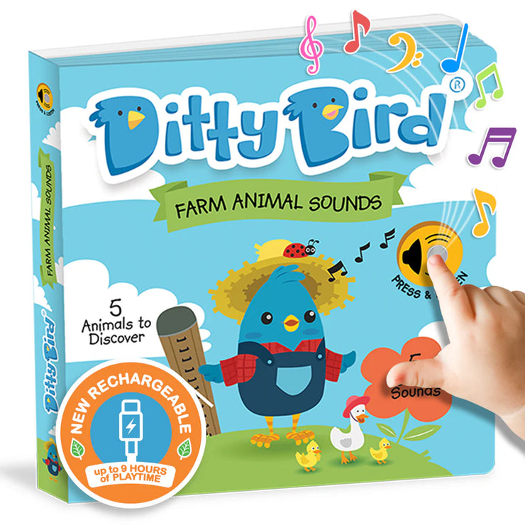 Ditty Bird Farm Animals - USB-C Rechargeable