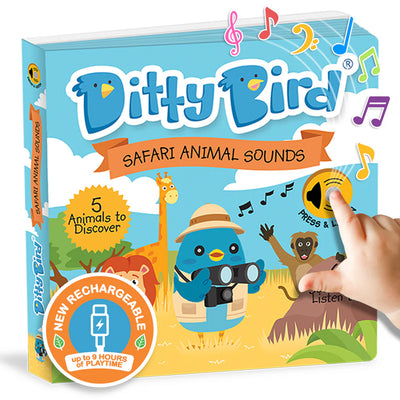 Ditty Bird Safari Animals - USB-C Rechargeable