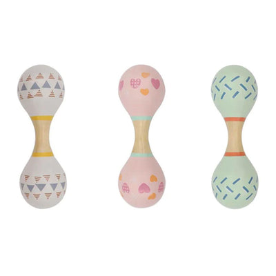 Calm and Breezy Maraca Rattle Double Ended