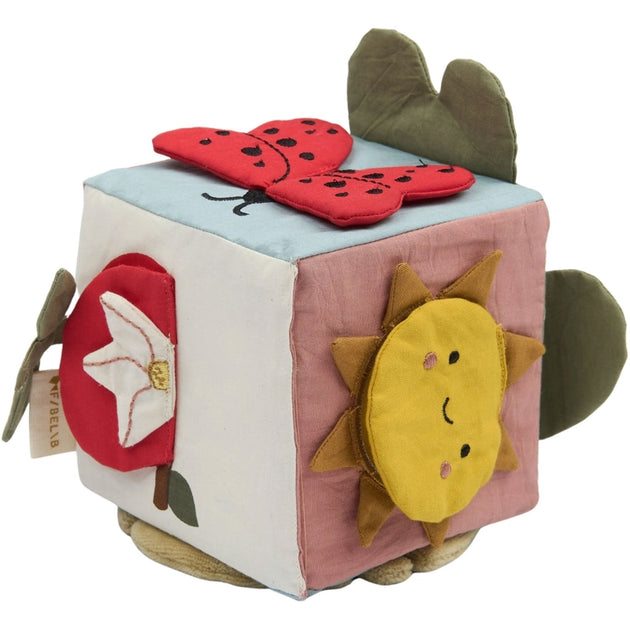 Fabelab Raketa Fabelab Fabric Cube - A Day in the Garden – little kisses