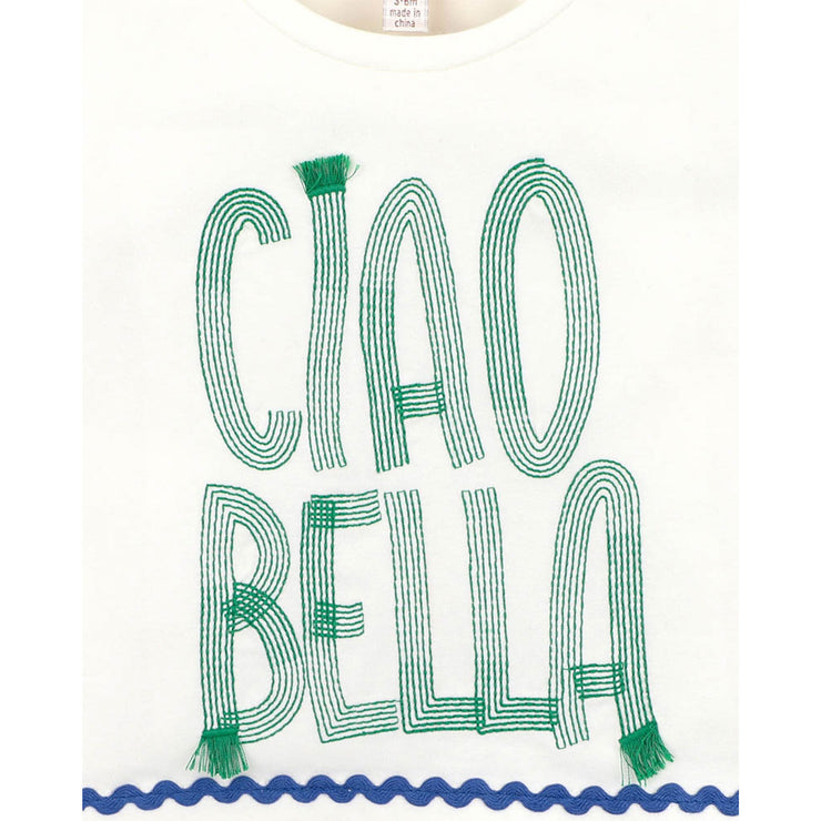 Fox & Finch Summer Vacay Ciao Bella Embroidered Tee