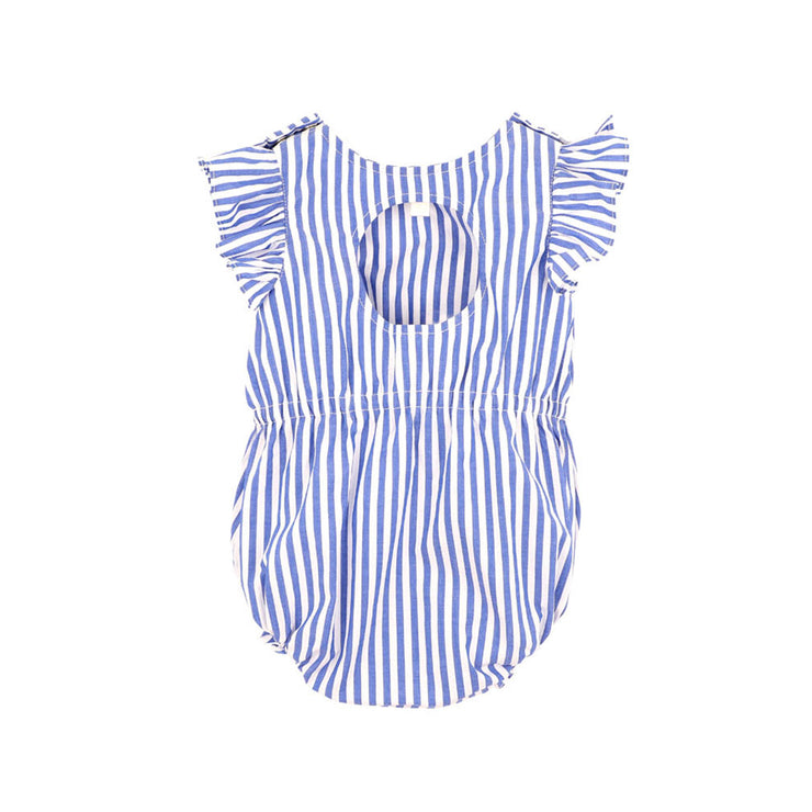 Fox & Finch Summer Vacay Blue Stripe Bodysuit