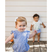 Fox & Finch Summer Vacay Blue Stripe Bodysuit