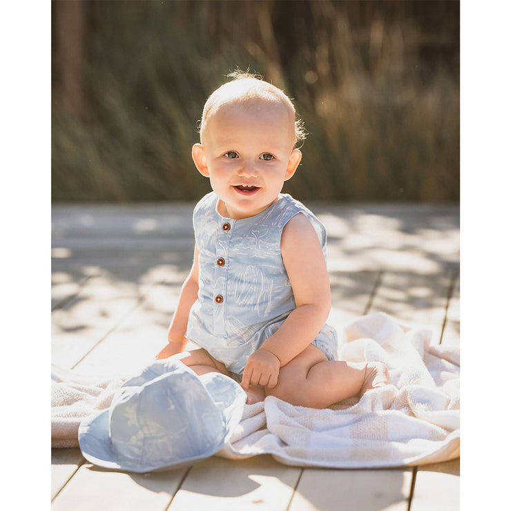 Fox & Finch Surfs Up Linework Romper