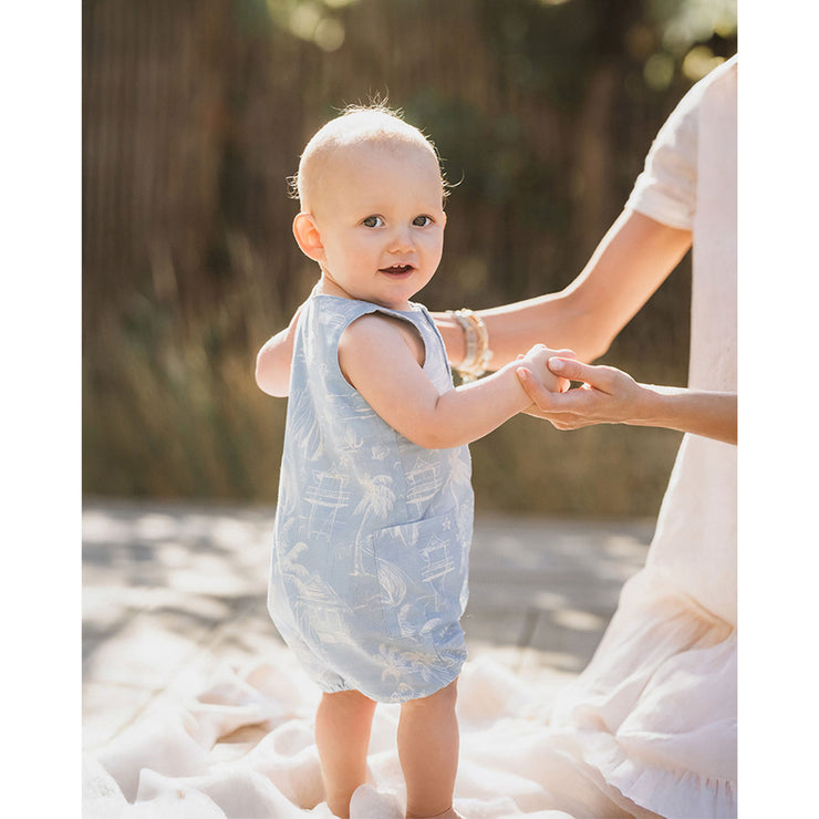 Fox & Finch Surfs Up Linework Romper