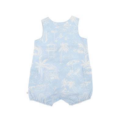 Fox & Finch Surfs Up Linework Romper