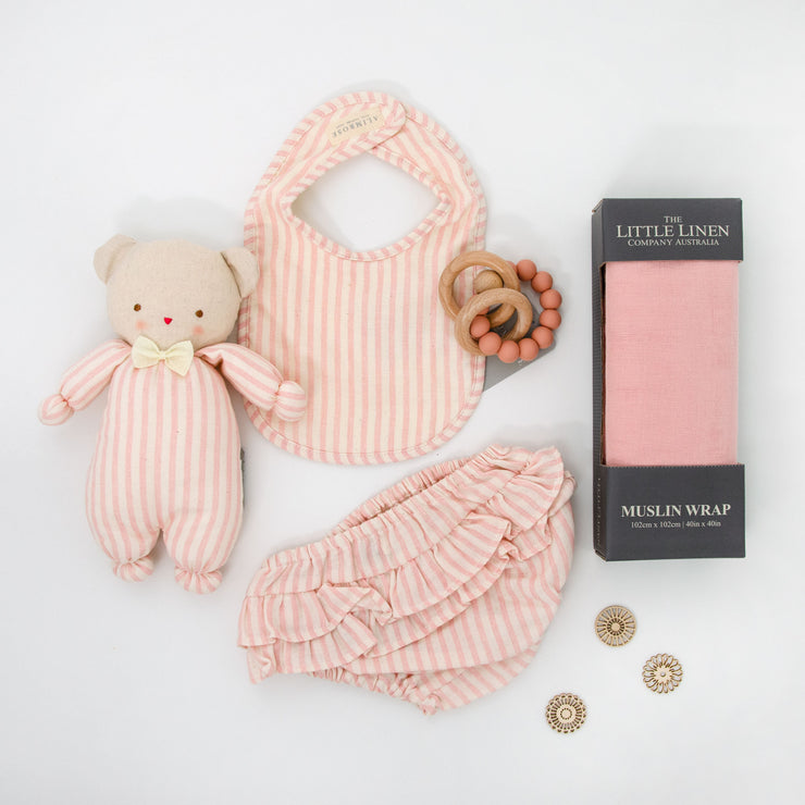 Gelati Stripe Baby Hamper - Peachy