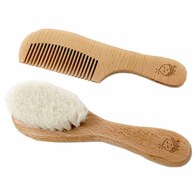 Green Sprouts Wooden Brush & Comb Set