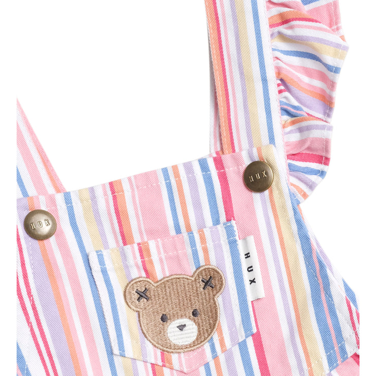 Huxbaby Pastel Stripe Bubble Romper