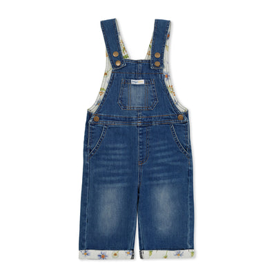 Indigo & Lellow Andy Overalls - Busy Daisy