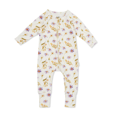 Indigo & Lellow Payton Zipsuit - Busy Daisy
