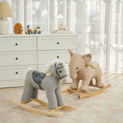 Jiggle & Giggle Rocking Tweed Elephant