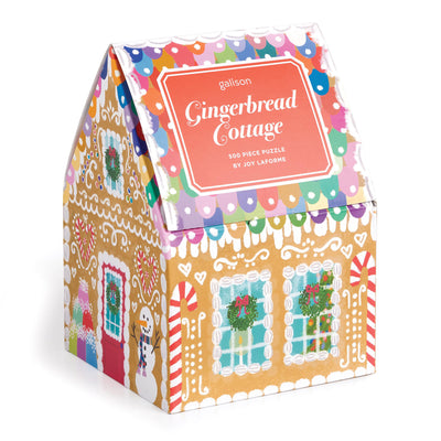 Galison Gingerbread Cottage Puzzle 500 pc