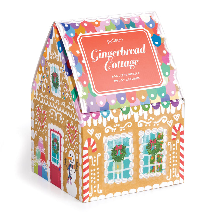 Galison Gingerbread Cottage Puzzle 500 pc