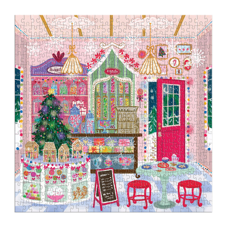 Galison Gingerbread Cottage Puzzle 500 pc