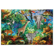 Crocodile Creek Holographic Puzzle - Jungle Paradise