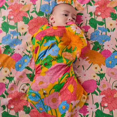 Kip & Co Follow The Sun Yellow Bamboo Swaddle