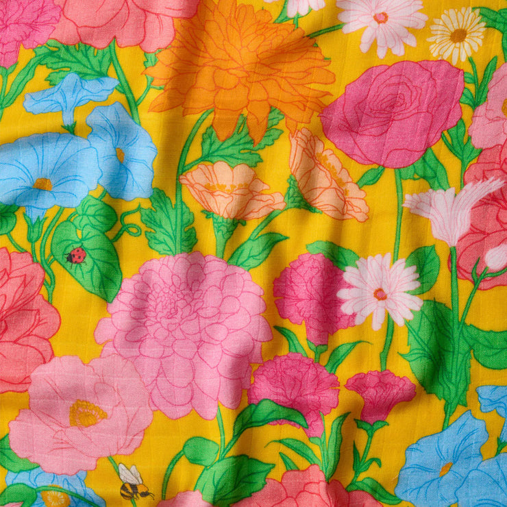 Kip & Co Follow The Sun Yellow Bamboo Swaddle