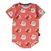 Kip & Co I Love Christmas Spot Organic Romper