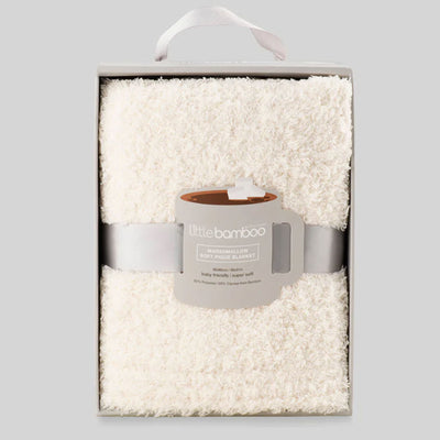 Little Bamboo Marshmallow Soft Pique Blanket - Natural