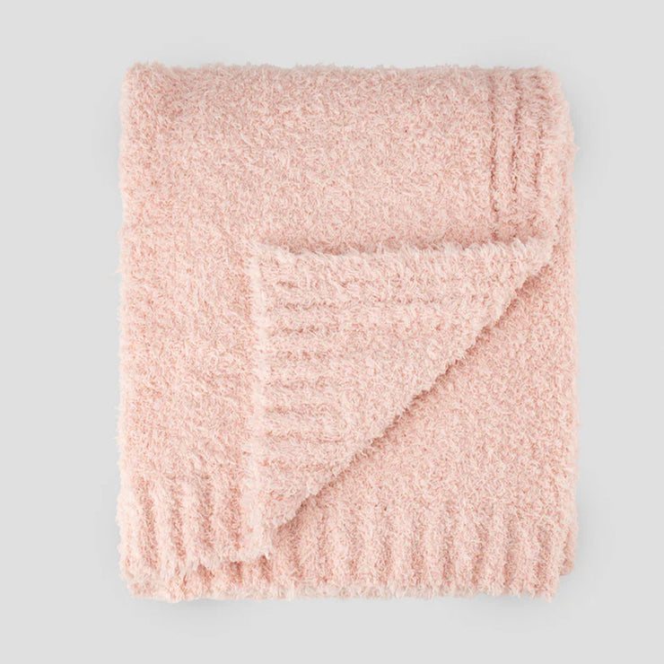 Little Bamboo Marshmallow Soft Pique Blanket - Rose