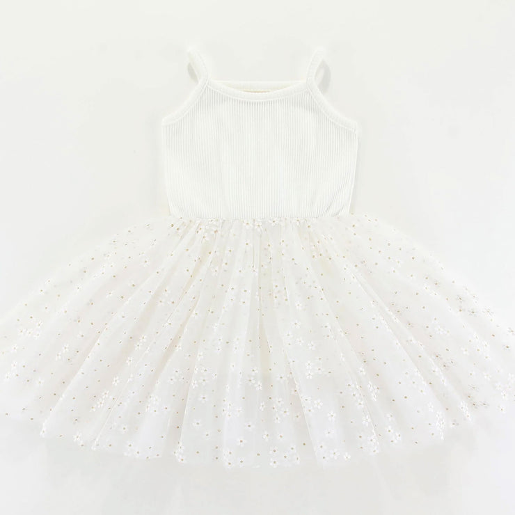 Ma Mer Valentina Tutu Dress - White Flower
