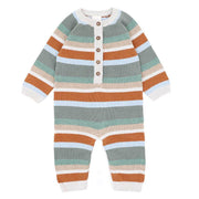 Bebe Mateo Stripe Knitted Romper