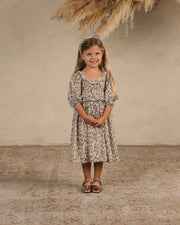 Noralee Junie Dress - Vintage Blue Floral