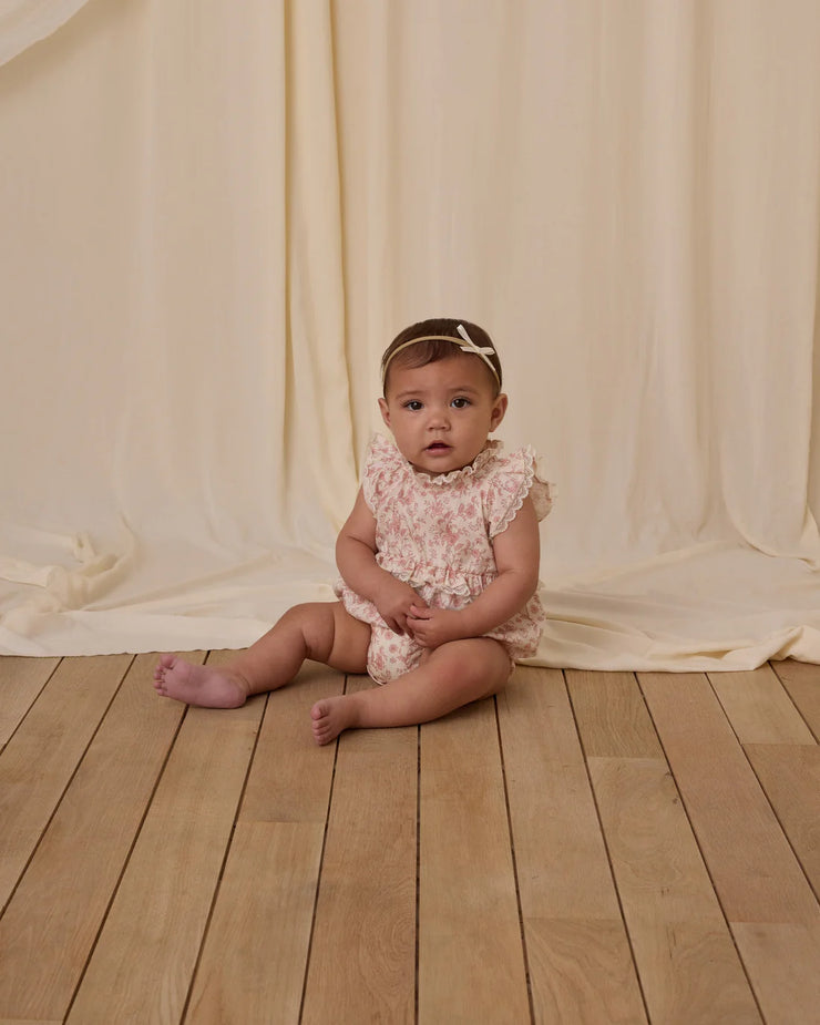 Noralee Alice Romper - Pink Toile