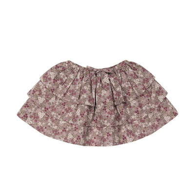 Jamie Kay Organic Cotton Abbie Skirt - Pansy Floral Fawn