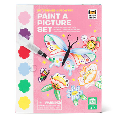 Tiger Tribe Paint-a-Picture - Butterflies & Flowers