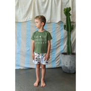 Pearson & Pearson Theo T-Shirt - Rock Moss