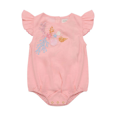 Pearson & Pearson Yasmin Romper - Pink Coral