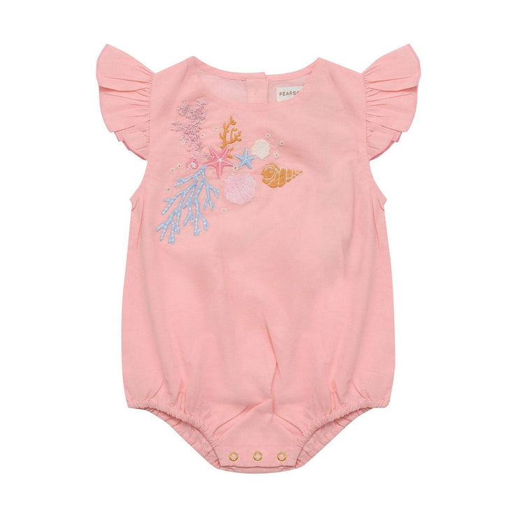 Pearson & Pearson Yasmin Romper - Pink Coral