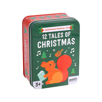 Petit Collage 12 Tales of Christmas Musical Tin
